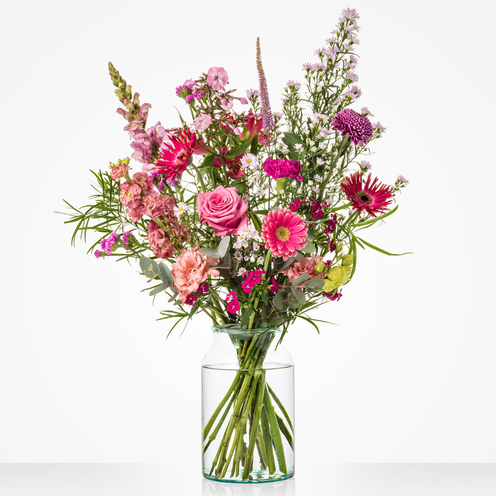 Romantisch roze